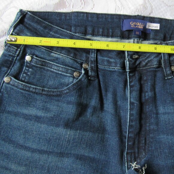 Cavalli Class Women Jeans,blue ,waist 30in, inseam 27.5in, rise high(10.5in) - Picture 7 of 7
